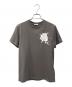 MONCLER（モンクレール）の古着「ロゴTシャツ/MAGLIA MANICHE CORTE」｜グレー