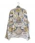 HERMES (エルメス) 総柄シルクシャツ スカイブルー サイズ:41：120000円