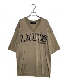 LOUIS VUITTON（ルイ ヴィトン）の古着「バスケトボールメッシュVネックTシャツ」｜カーキ
