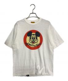 HUMAN MADE×DISNEY（ヒューマンメイド×ディズニー）の古着「ミッキーTシャツ」｜ホワイト
