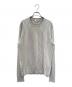 HERMES（エルメス）の古着「Crewneck Cotton Knit Sweater クルーネック コットンニット」｜ライトグレー
