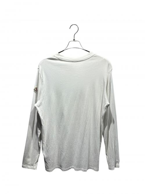 MONCLER（モンクレール）MONCLER (モンクレール) ロングスリーブTシャツ ホワイト サイズ:Sの古着・服飾アイテム