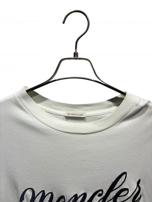 MONCLER（モンクレール）MONCLER (モンクレール) ロングスリーブTシャツ ホワイト サイズ:Sの古着・服飾アイテム