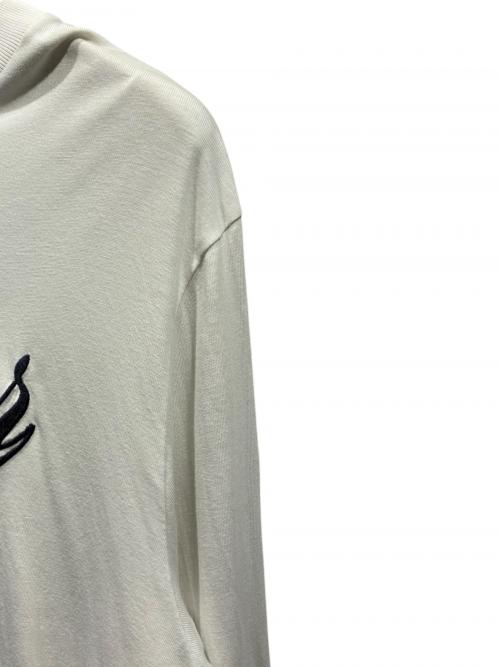 MONCLER（モンクレール）MONCLER (モンクレール) ロングスリーブTシャツ ホワイト サイズ:Sの古着・服飾アイテム