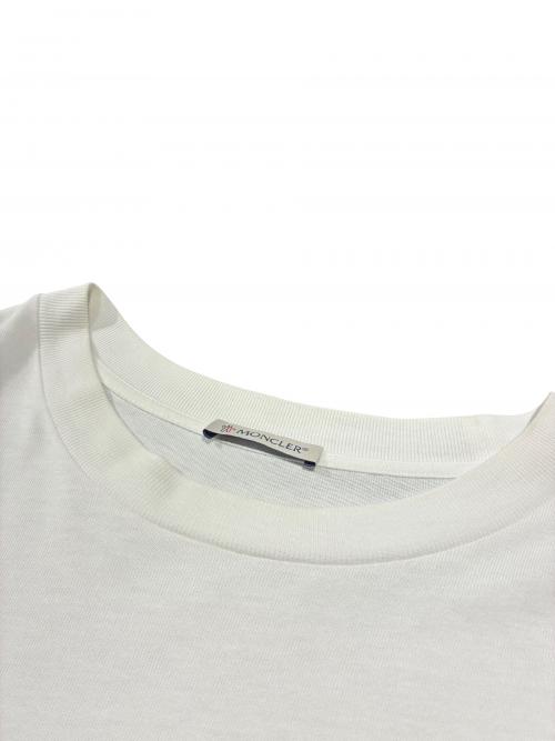 MONCLER（モンクレール）MONCLER (モンクレール) ロングスリーブTシャツ ホワイト サイズ:Sの古着・服飾アイテム