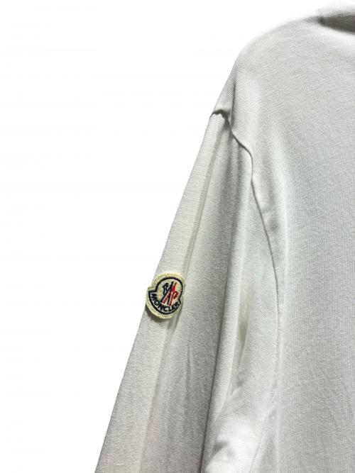 MONCLER（モンクレール）MONCLER (モンクレール) ロングスリーブTシャツ ホワイト サイズ:Sの古着・服飾アイテム