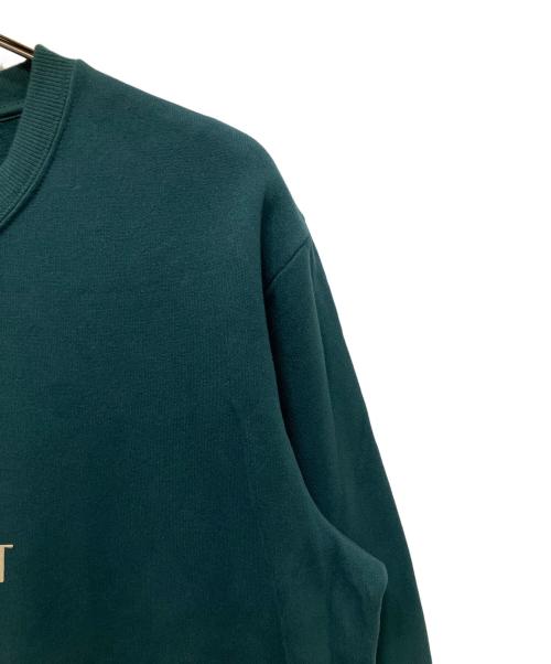 Saint Laurent Paris（サンローランパリ）Saint Laurent Paris (サンローランパリ) ロゴスウェット グリーン サイズ:XLの古着・服飾アイテム