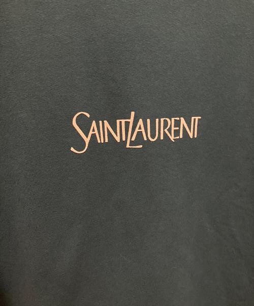 Saint Laurent Paris（サンローランパリ）Saint Laurent Paris (サンローランパリ) ロゴスウェット グリーン サイズ:XLの古着・服飾アイテム