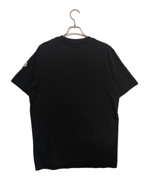 MONCLER（モンクレール）MONCLER (モンクレール) S/S LOGO T-SHIRT ブラック サイズ:Lの古着・服飾アイテム