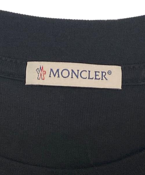 MONCLER（モンクレール）MONCLER (モンクレール) S/S LOGO T-SHIRT ブラック サイズ:Lの古着・服飾アイテム