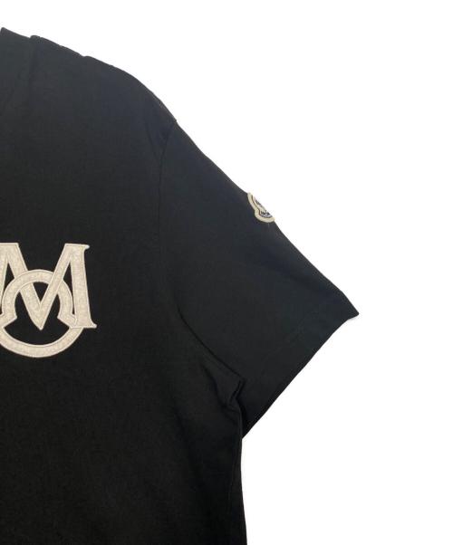 MONCLER（モンクレール）MONCLER (モンクレール) S/S LOGO T-SHIRT ブラック サイズ:Lの古着・服飾アイテム