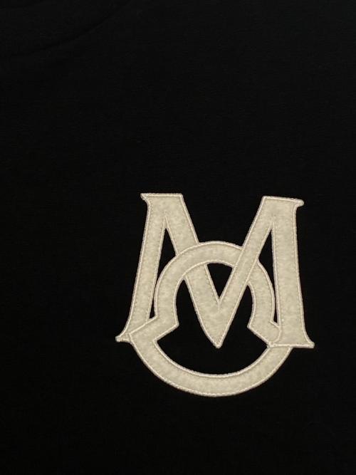 MONCLER（モンクレール）MONCLER (モンクレール) S/S LOGO T-SHIRT ブラック サイズ:Lの古着・服飾アイテム