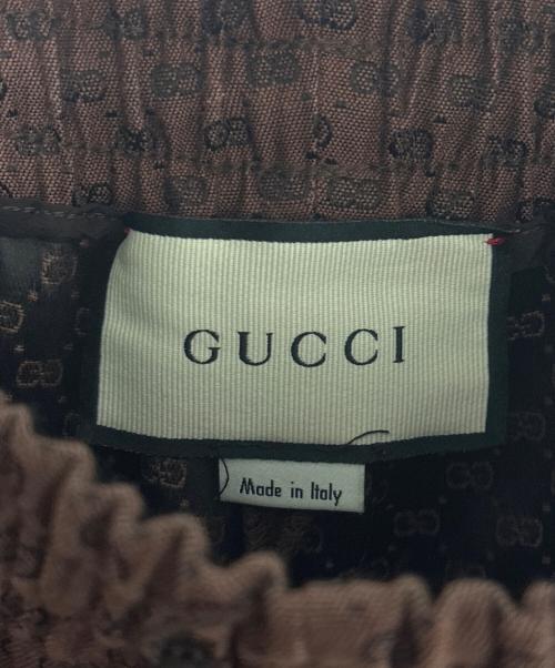 GUCCI（グッチ）GUCCI (グッチ) GGハーフパンツ ブラウン サイズ:XSの古着・服飾アイテム