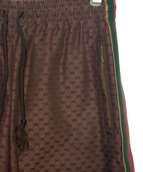 GUCCI（グッチ）GUCCI (グッチ) GGハーフパンツ ブラウン サイズ:XSの古着・服飾アイテム