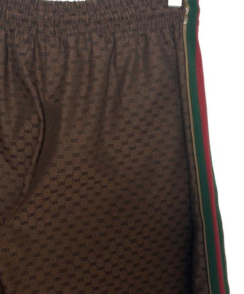 GUCCI（グッチ）GUCCI (グッチ) GGハーフパンツ ブラウン サイズ:XSの古着・服飾アイテム
