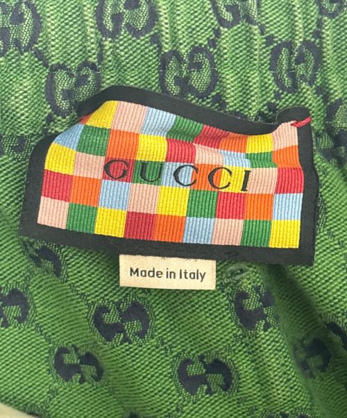 GUCCI（グッチ）GUCCI (グッチ) GGキャンバスハーフパンツ グリーン サイズ:50の古着・服飾アイテム