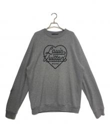 LOUIS VUITTON（ルイ ヴィトン）の古着「PRINTED SWEATSHIRT "Grey"」｜グレー