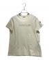 MONCLER（モンクレール）の古着「Logo Embroidered Short Sleeve T-Shirt/ロゴ刺繍半袖Tシャツ/K10938C00008」｜アイボリー