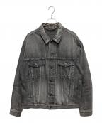 BALENCIAGAバレンシアガ）の古着「バックロゴデニムジャケット」｜グレー