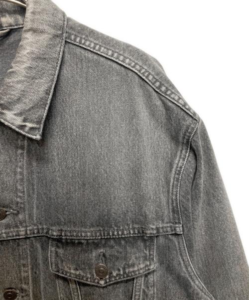 BALENCIAGA（バレンシアガ）BALENCIAGA (バレンシアガ) バックロゴデニムジャケット グレー サイズ:46の古着・服飾アイテム