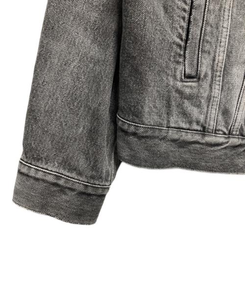 BALENCIAGA（バレンシアガ）BALENCIAGA (バレンシアガ) バックロゴデニムジャケット グレー サイズ:46の古着・服飾アイテム