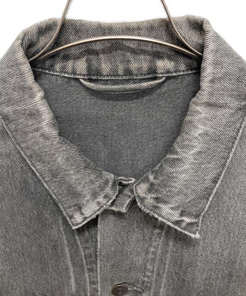 BALENCIAGA（バレンシアガ）BALENCIAGA (バレンシアガ) バックロゴデニムジャケット グレー サイズ:46の古着・服飾アイテム