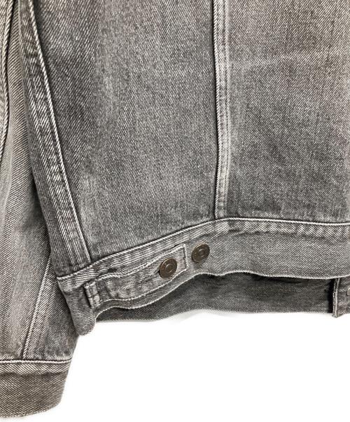 BALENCIAGA（バレンシアガ）BALENCIAGA (バレンシアガ) バックロゴデニムジャケット グレー サイズ:46の古着・服飾アイテム