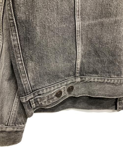 BALENCIAGA（バレンシアガ）BALENCIAGA (バレンシアガ) バックロゴデニムジャケット グレー サイズ:46の古着・服飾アイテム