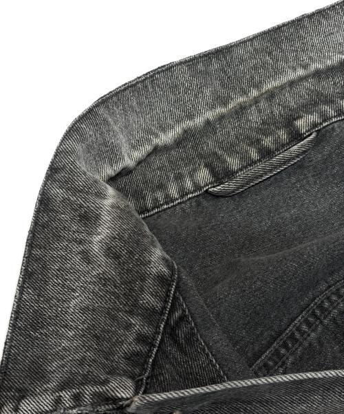 BALENCIAGA（バレンシアガ）BALENCIAGA (バレンシアガ) バックロゴデニムジャケット グレー サイズ:46の古着・服飾アイテム