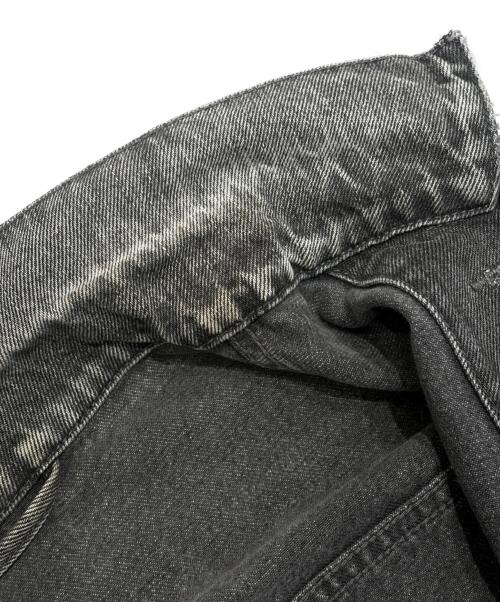 BALENCIAGA（バレンシアガ）BALENCIAGA (バレンシアガ) バックロゴデニムジャケット グレー サイズ:46の古着・服飾アイテム