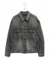 BALENCIAGA（バレンシアガ）の古着「バックロゴデニムジャケット」｜グレー