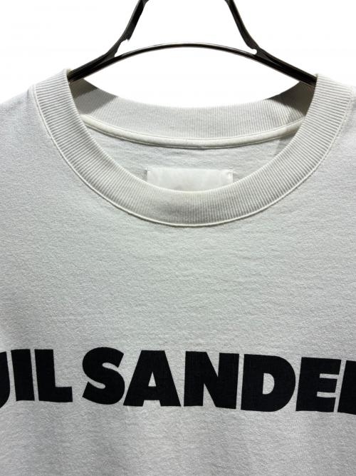 JIL SANDER（ジルサンダー）JIL SANDER (ジルサンダー) ロゴTシャツ ホワイト サイズ:XLの古着・服飾アイテム