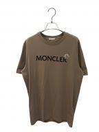 MONCLERモンクレール）の古着「ロゴTシャツ」｜ベージュ
