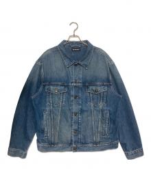 BALENCIAGA（バレンシアガ）の古着「バックロゴデニムジャケット」｜ブルー