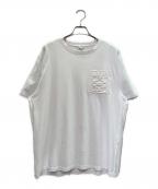 LOEWEロエベ）の古着「エンボスアナグラム ロゴ Tシャツ」｜ホワイト