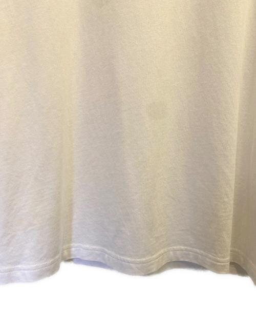 MONCLER（モンクレール）MONCLER (モンクレール) プリントロゴ コットン半袖Tシャツ ホワイト サイズ:Mの古着・服飾アイテム