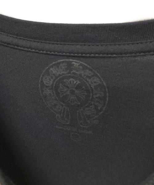 CHROME HEARTS（クロムハーツ）CHROME HEARTS (クロムハーツ) ネックスリーブロゴポケットカットソー ブラック サイズ:Lの古着・服飾アイテム