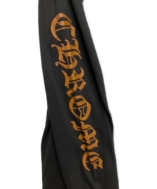 CHROME HEARTS（クロムハーツ）CHROME HEARTS (クロムハーツ) ネックスリーブロゴポケットカットソー ブラック サイズ:Lの古着・服飾アイテム