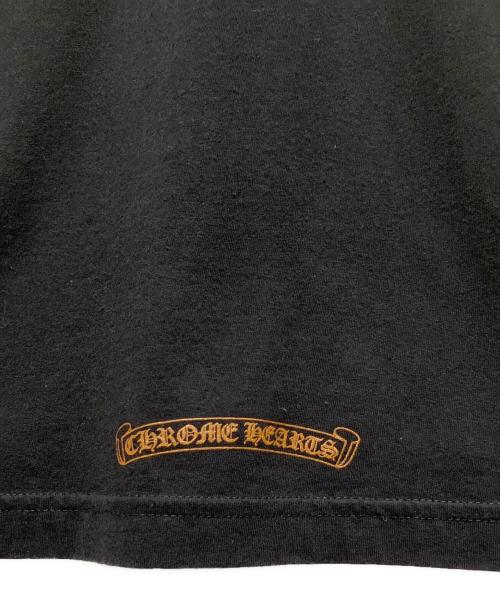 CHROME HEARTS（クロムハーツ）CHROME HEARTS (クロムハーツ) ネックスリーブロゴポケットカットソー ブラック サイズ:Lの古着・服飾アイテム