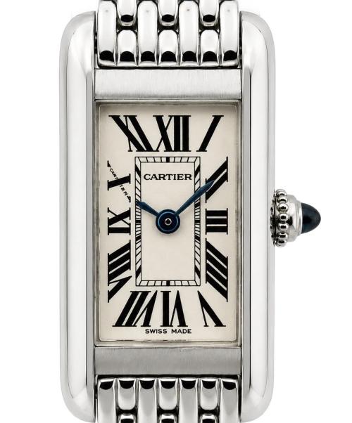 Cartier（カルティエ）Cartier (カルティエ) タンクアロジェSM/K18WG/Au750/クォーツ/ホワイトゴールド/レディースウォッチ/ドレスウォッチ サイズ:14mm×27mmの古着・服飾アイテム