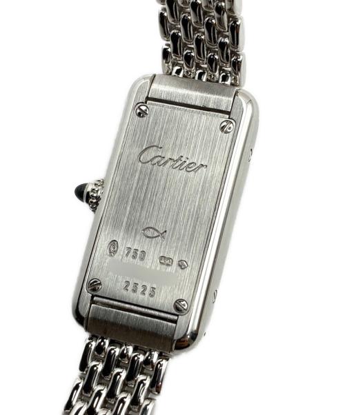 Cartier（カルティエ）Cartier (カルティエ) タンクアロジェSM/K18WG/Au750/クォーツ/ホワイトゴールド/レディースウォッチ/ドレスウォッチ サイズ:14mm×27mmの古着・服飾アイテム
