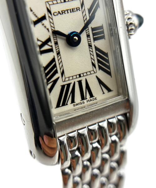 Cartier（カルティエ）Cartier (カルティエ) タンクアロジェSM/K18WG/Au750/クォーツ/ホワイトゴールド/レディースウォッチ/ドレスウォッチ サイズ:14mm×27mmの古着・服飾アイテム