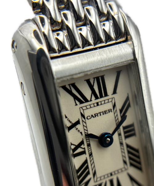 Cartier（カルティエ）Cartier (カルティエ) タンクアロジェSM/K18WG/Au750/クォーツ/ホワイトゴールド/レディースウォッチ/ドレスウォッチ サイズ:14mm×27mmの古着・服飾アイテム