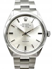 ROLEX（ロレックス）の古着「Air-King エアキング 34mm Ref.5500 シルバー文字盤」｜シルバー文字盤