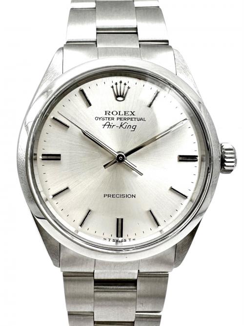 ROLEX（ロレックス）ROLEX (ロレックス) Air-King エアキング 34mm Ref.5500 シルバー文字盤 シルバー文字盤 サイズ:34.0mm/18.5cmの古着・服飾アイテム