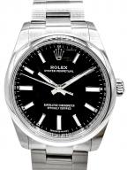 ROLEXロレックス）の古着「Oyster Perpetual 34 オイスターパーペチュアル 34mm Ref.14203 ブライトブラック文字盤」｜ブライトブラック文字盤