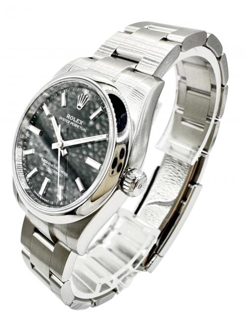 ROLEX（ロレックス）ROLEX (ロレックス) Oyster Perpetual 34 オイスターパーペチュアル 34mm Ref.14203 ブライトブラック文字盤  ブライトブラック文字盤 サイズ:34mm/18.0cmの古着・服飾アイテム