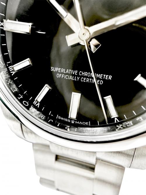 ROLEX（ロレックス）ROLEX (ロレックス) Oyster Perpetual 34 オイスターパーペチュアル 34mm Ref.14203 ブライトブラック文字盤  ブライトブラック文字盤 サイズ:34mm/18.0cmの古着・服飾アイテム