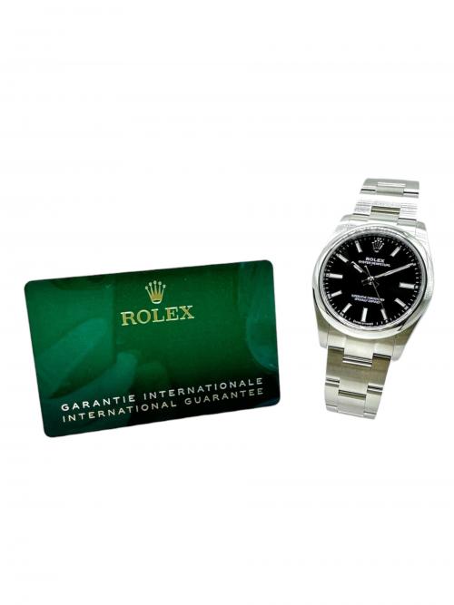 ROLEX（ロレックス）ROLEX (ロレックス) Oyster Perpetual 34 オイスターパーペチュアル 34mm Ref.14203 ブライトブラック文字盤  ブライトブラック文字盤 サイズ:34mm/18.0cmの古着・服飾アイテム