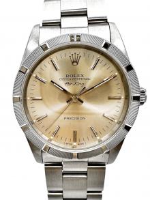 ROLEX（ロレックス）の古着「Air-king エアキング 34mm Ref.14010 シルバー文字盤 」｜シルバー文字盤